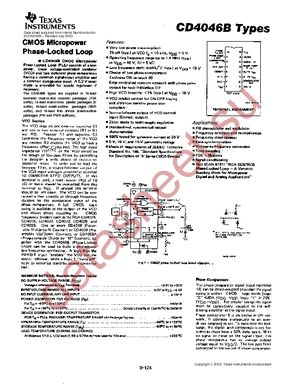 CD4046BPWR datasheet  